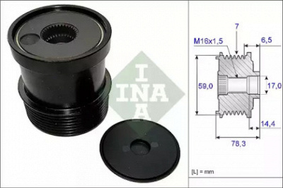 WILMINK GROUP wg1253696 -  Механизм свободного хода генератора